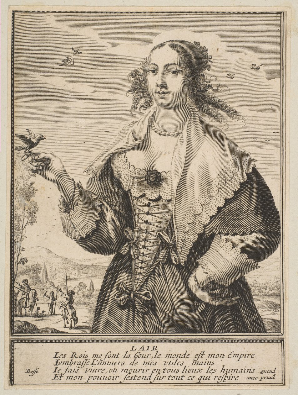 Hava, 1630. by Abraham Bosse