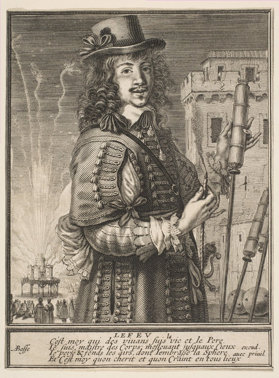 Yangın, yaklaşık 1630. by Abraham Bosse