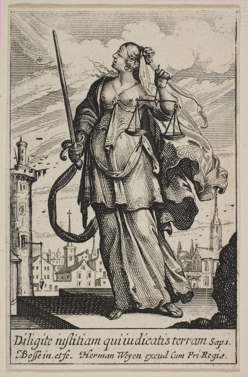 Adalet, 1636. by Abraham Bosse