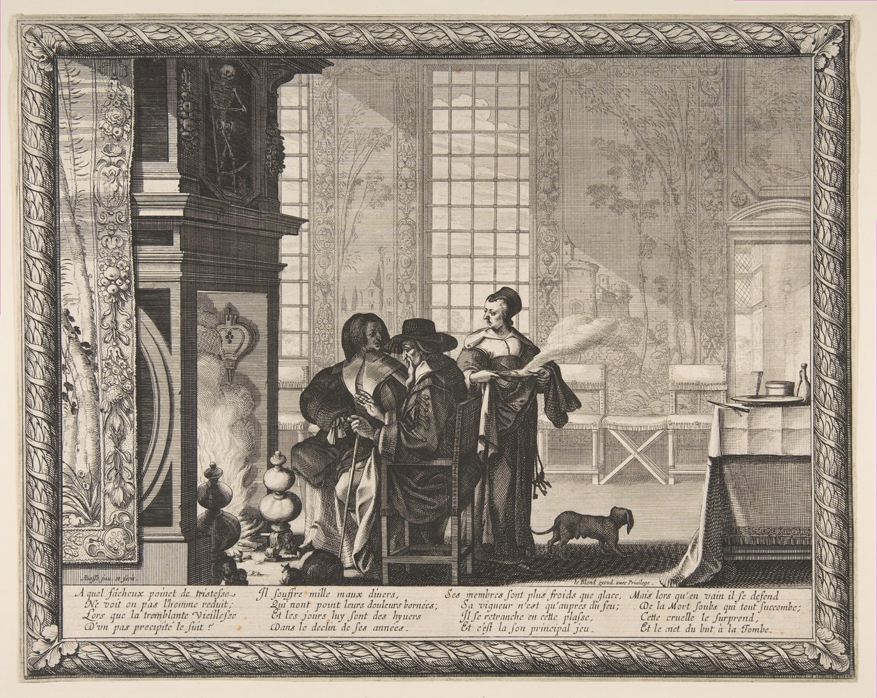 Yaşlılık, 1636. by Abraham Bosse