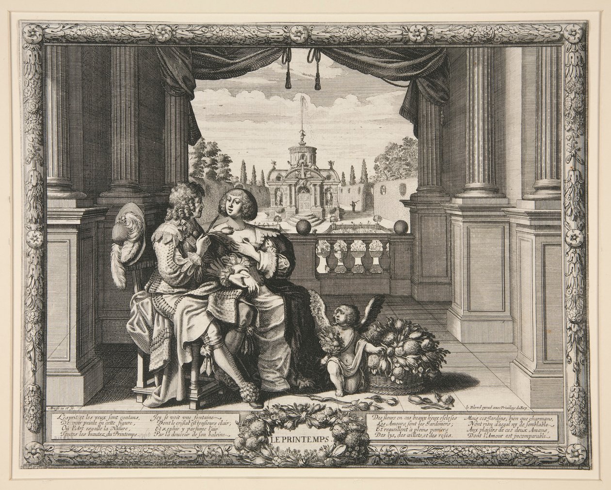 Dört Mevsim: Bahar by Abraham Bosse