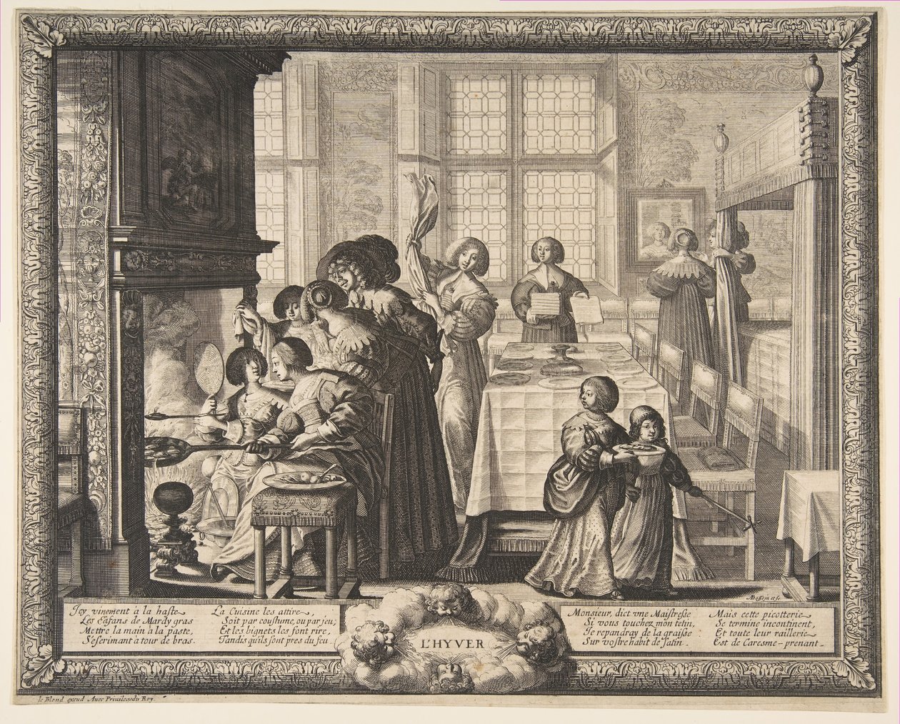 Kış, yaklaşık 1637. by Abraham Bosse