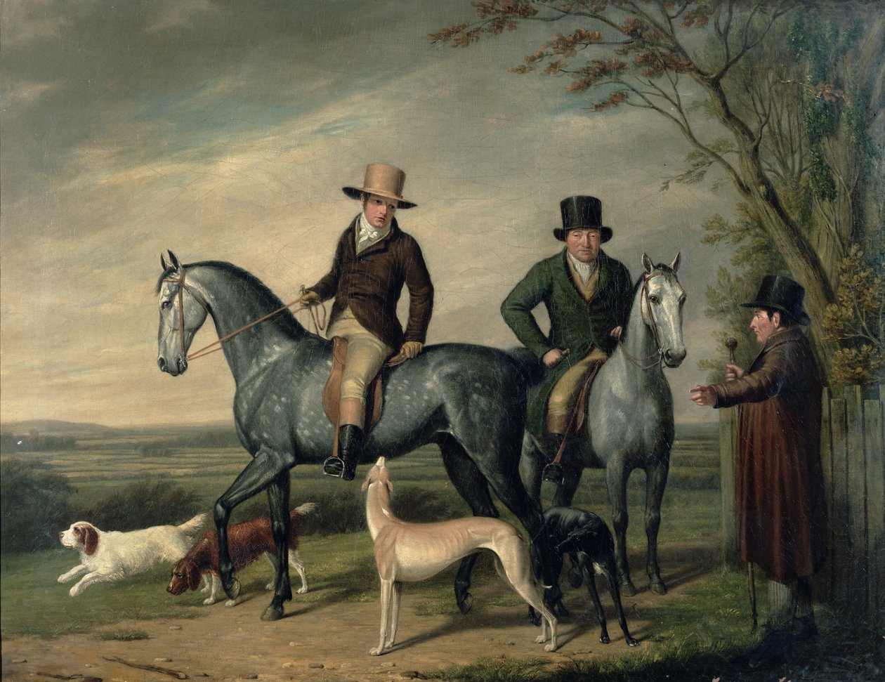 Gri Avcılar Üzerine İki Beyefendi by Abraham Cooper