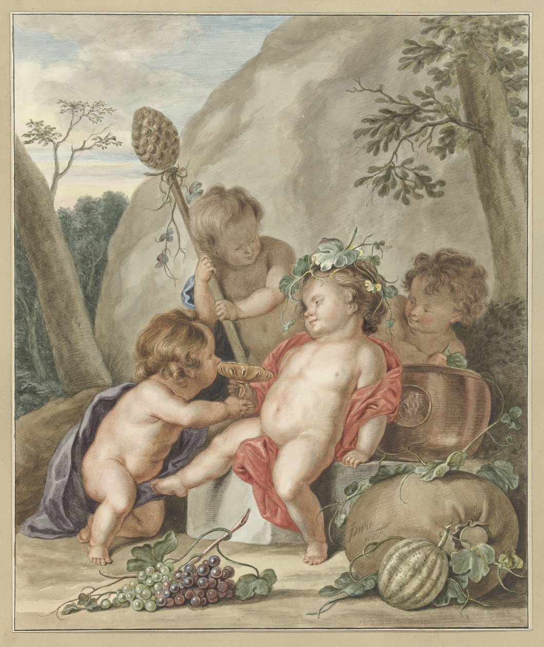 Çocuk Bacchanal by Abraham Delfos