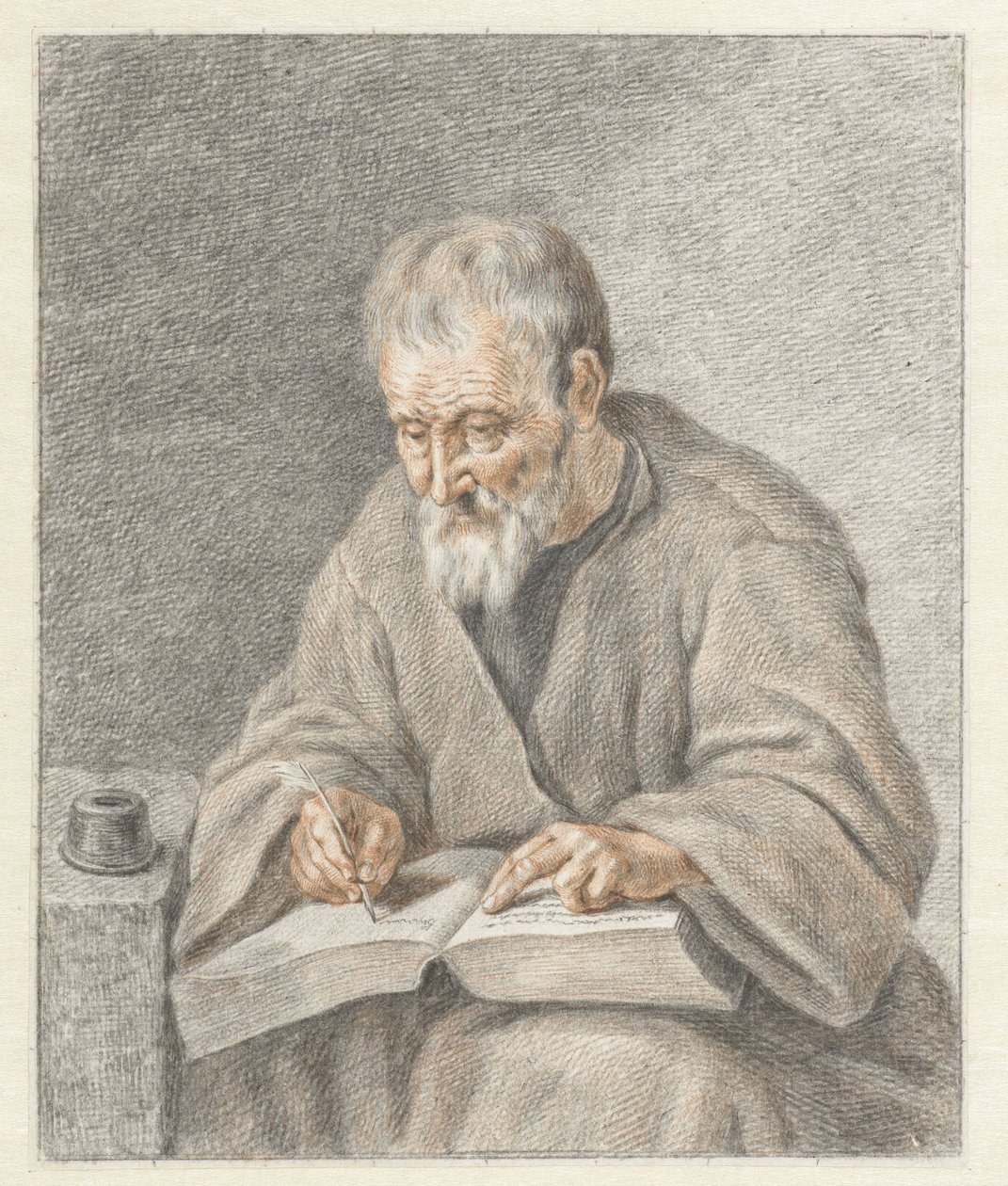 Kitapta yazan yaşlı adam by Abraham Delfos