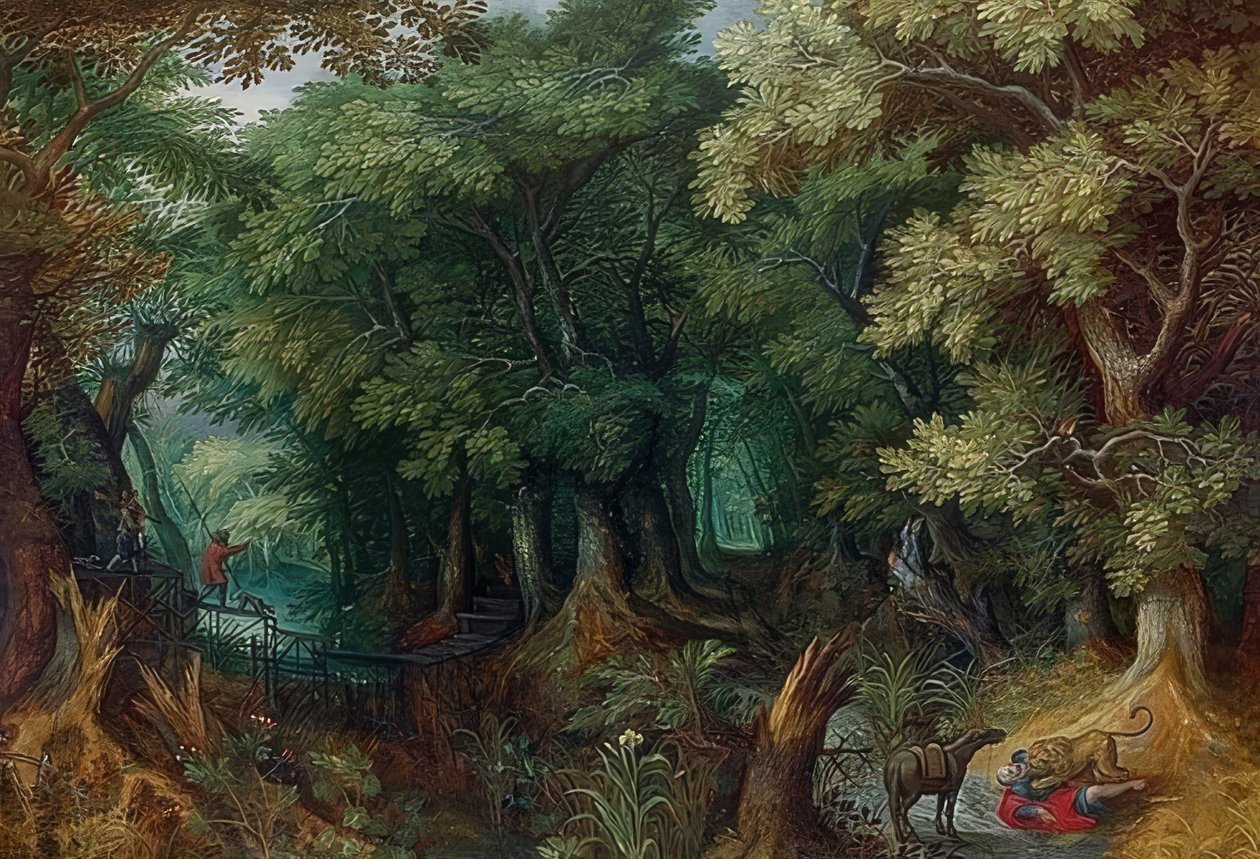 Waldlandschaft by Abraham Govaerts