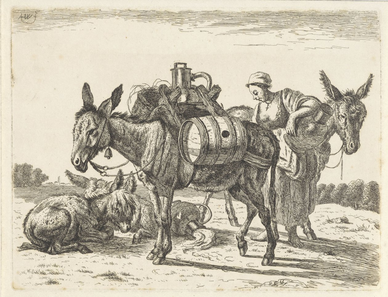 Pakezeller by Abraham Hendrik Winter