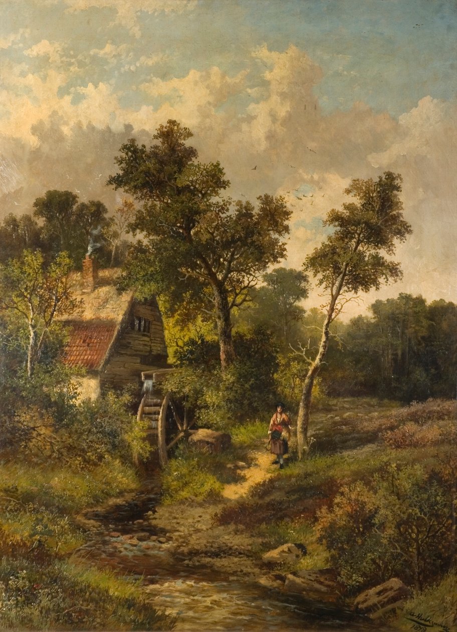 Alverston Mill, Wight Adası by Abraham Hulk