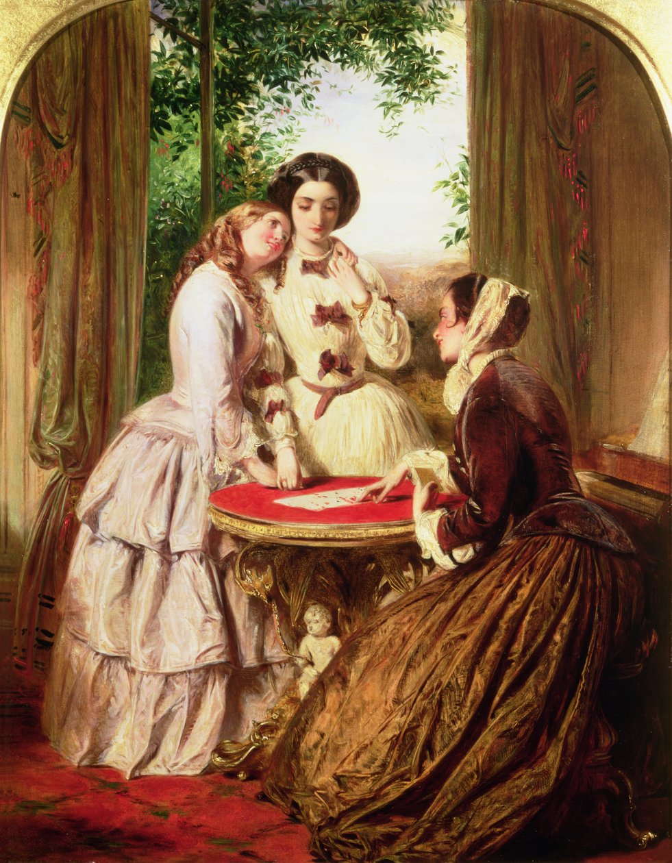 Doubtful Fortune (panelde yağ) by Abraham Solomon