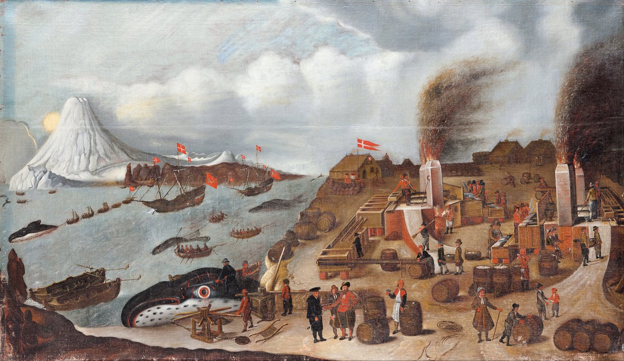 Danimarka balina avcılığı istasyonu by Abraham Speeck