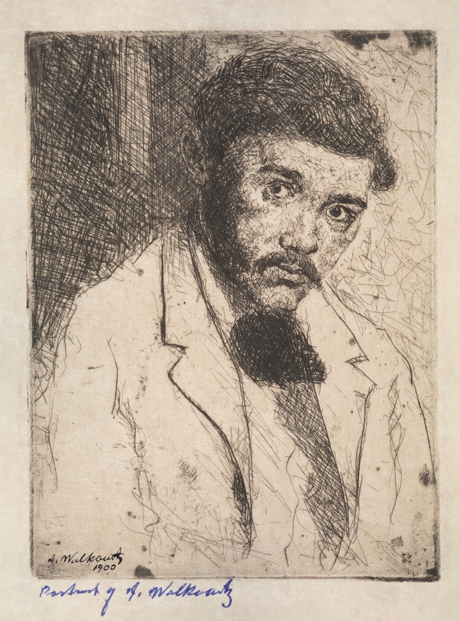 Otoportre, 1900. by Abraham Walkowitz