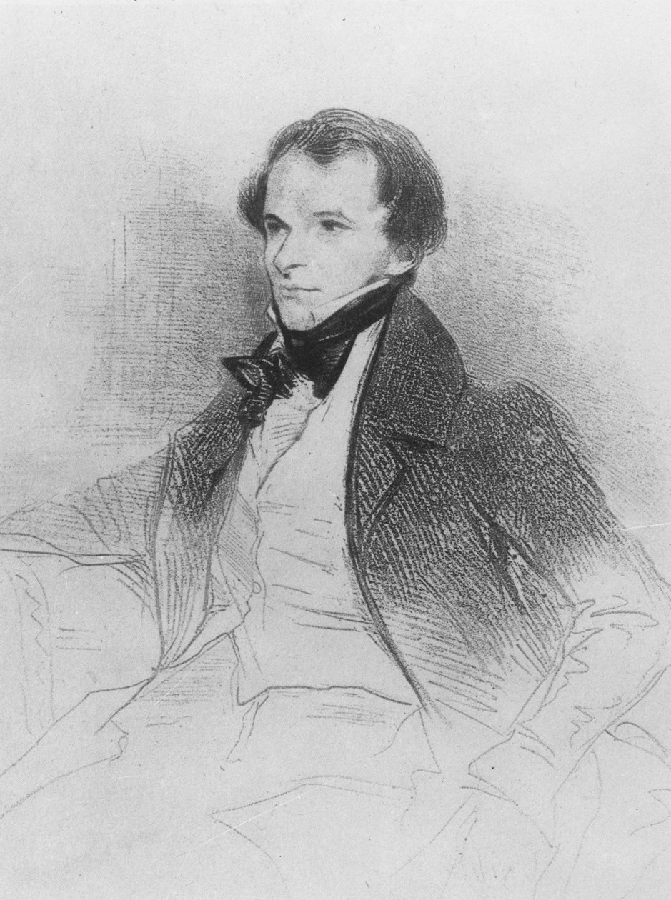 Prosper Merimee, 1829 by Achille Devéria