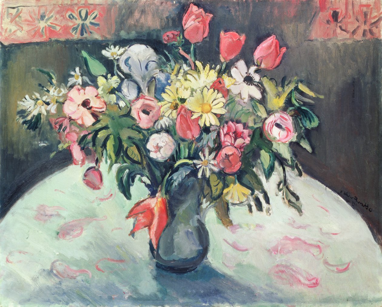 Laleler ve Papatyalar by Achille Emile Othon Friesz