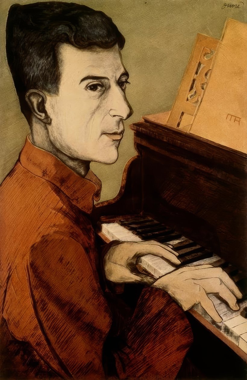 Maurice Ravel by Achille Ouvré