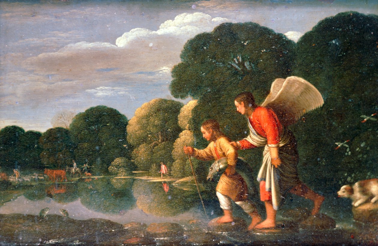 Tobias ve Melek, 1578-1610 by Adam Elsheimer