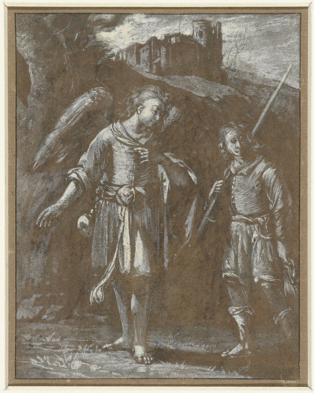 Angel'daki Tobias by Adam Elsheimer