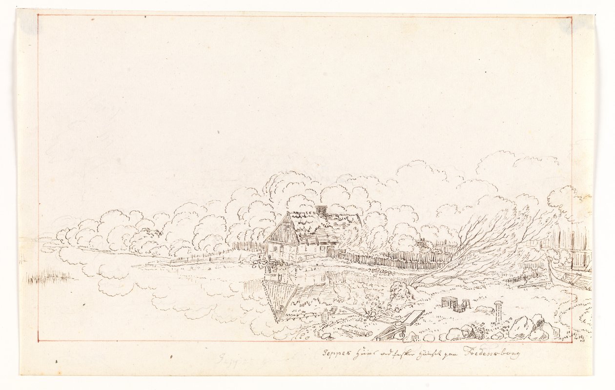 Jeppes Hus. Fredensborg by Adam Gottlob Gjelstrup