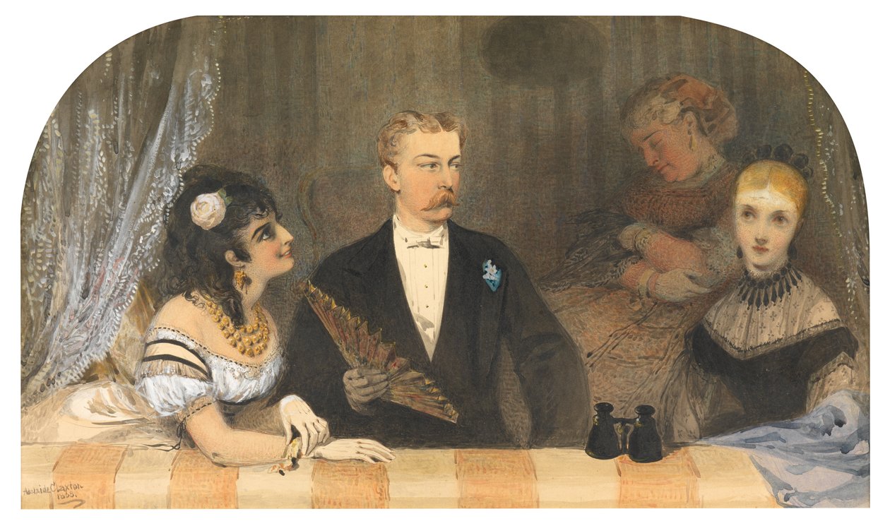 Tiyatroda by Adelaide Claxton