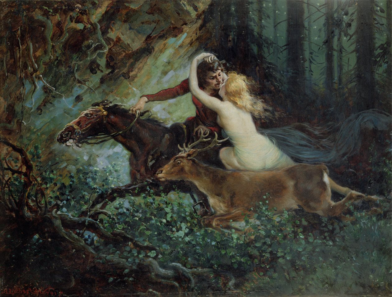 Bohemya Ağıtı, 1917 by Adolf Liebscher