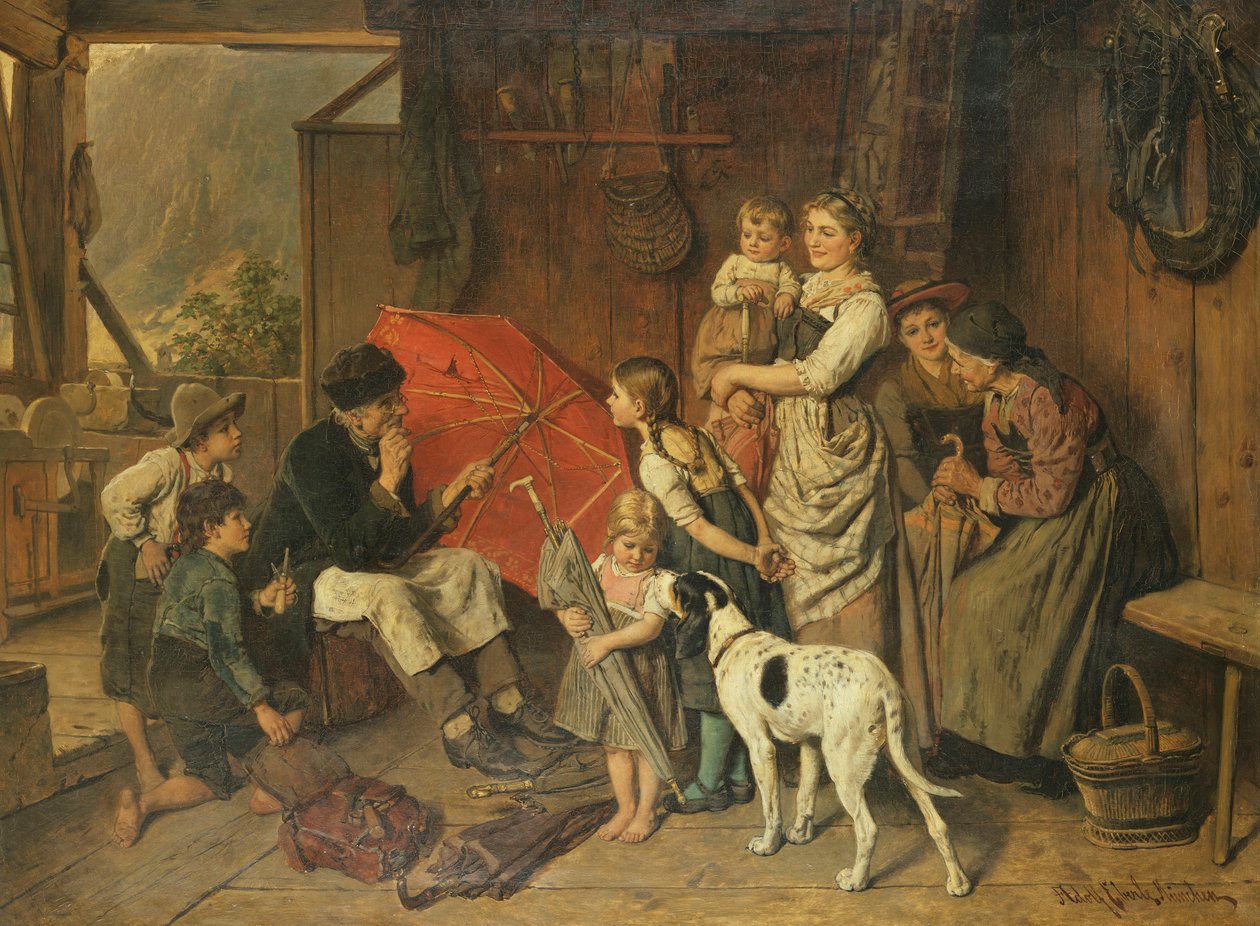 şemsiye adam by Adolf Eberle
