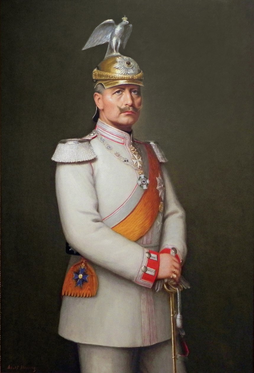 Kayzer Wilhelm II, 1910 by Adolf Emil Hering