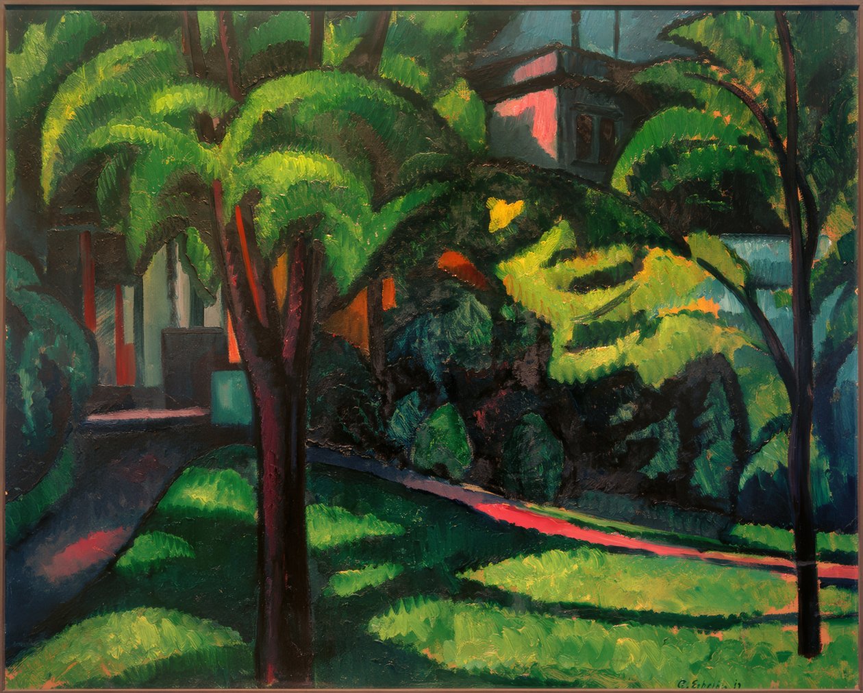 park alanı by Adolf Erbslöh
