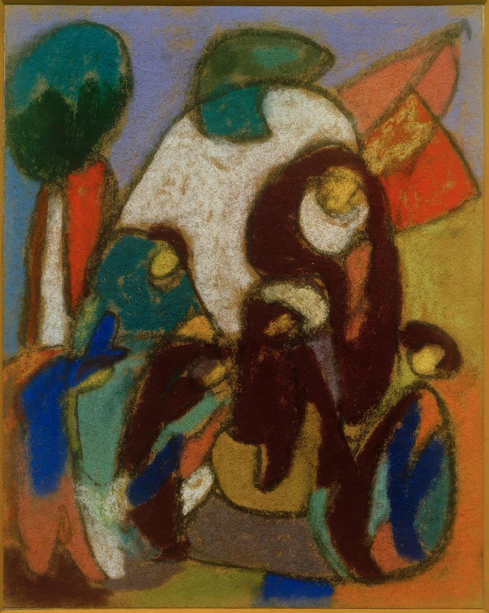 Figür grubu by Adolf Holzel
