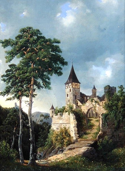 Dağlardaki Kale by Adolf Rudolf Holtzhaub