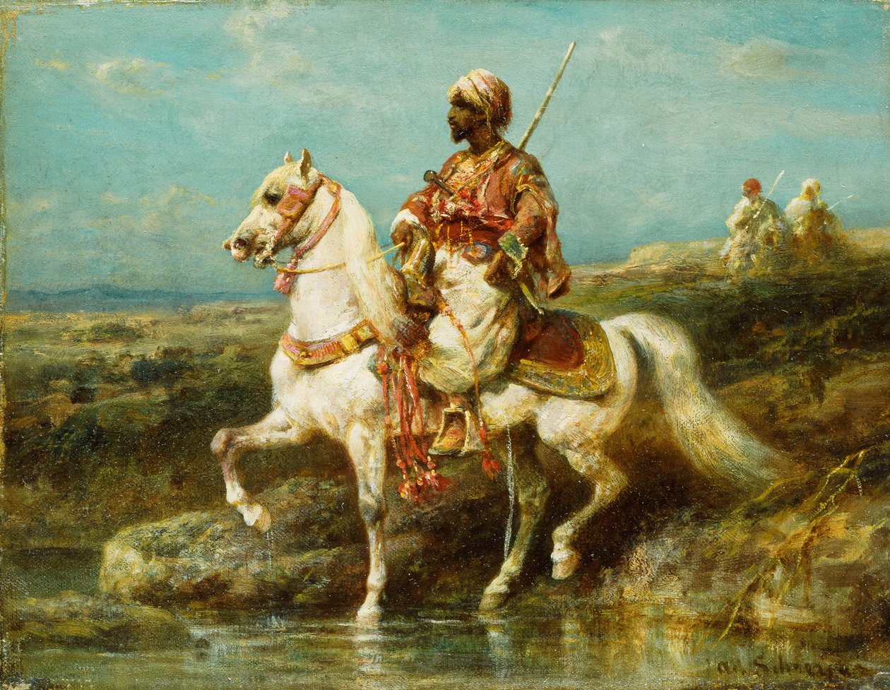 Arap Süvari, by Adolf Schreyer