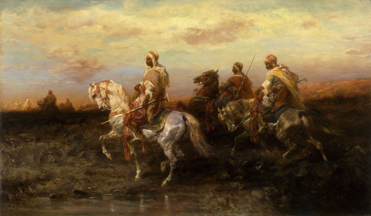 Arap Atlıları, by Adolf Schreyer