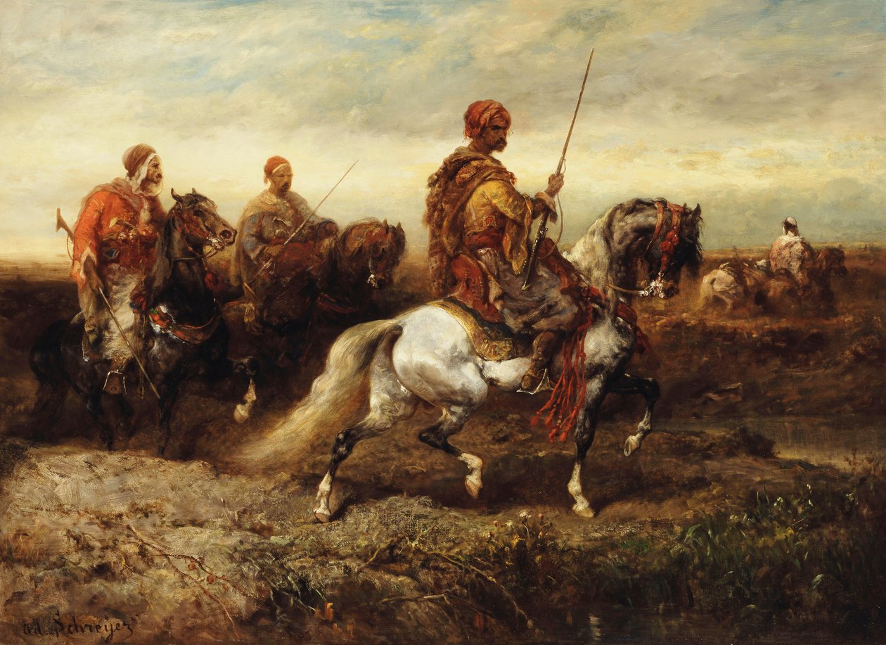 Arap Atlıları, by Adolf Schreyer