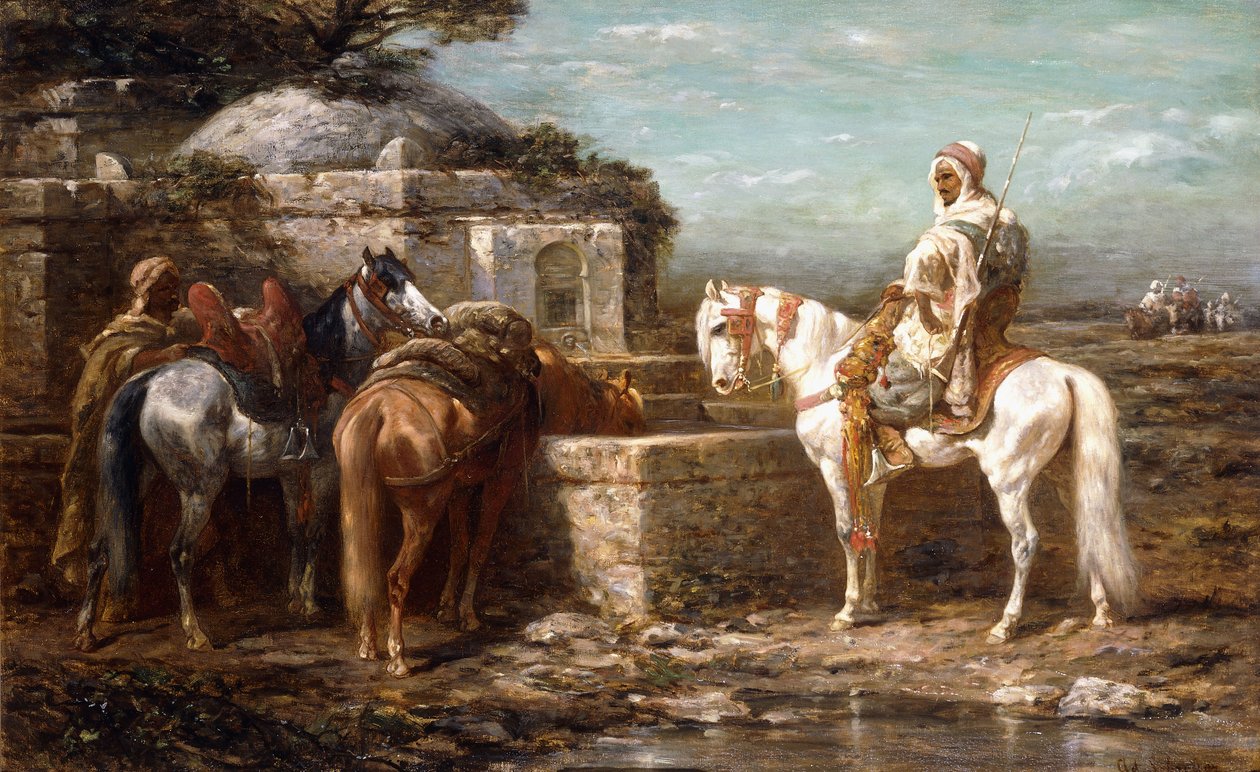 Kuyuda, 19. yüzyıl by Adolf Schreyer
