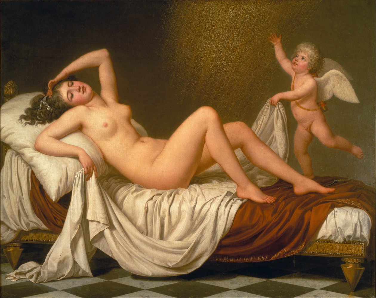 Danaë ve Altın Yağmuru by Adolf Ulrik Wertmüller