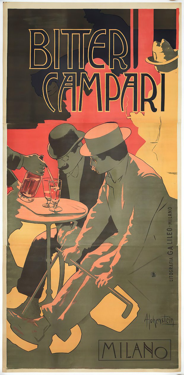 Acı Kampari, 1899. by Adolfo Hohenstein