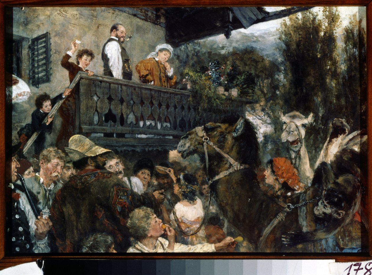 gezici sirk by Adolph Menzel
