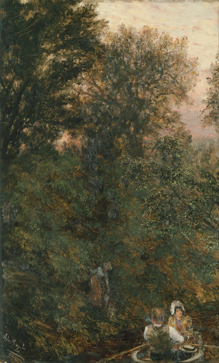 Tekne Gezisi, 1892 by Adolph Menzel