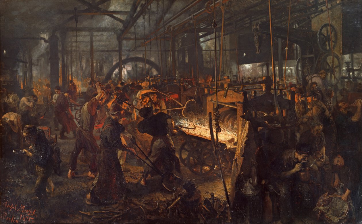 Demir Haddehane Modern Tepegöz, 1873-1875 by Adolph Menzel