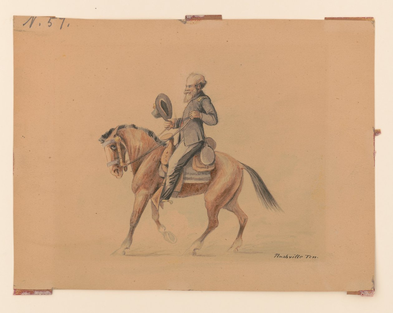 Binbaşı Edward Mueller, Nashville, Tennessee by Adolph Metzner