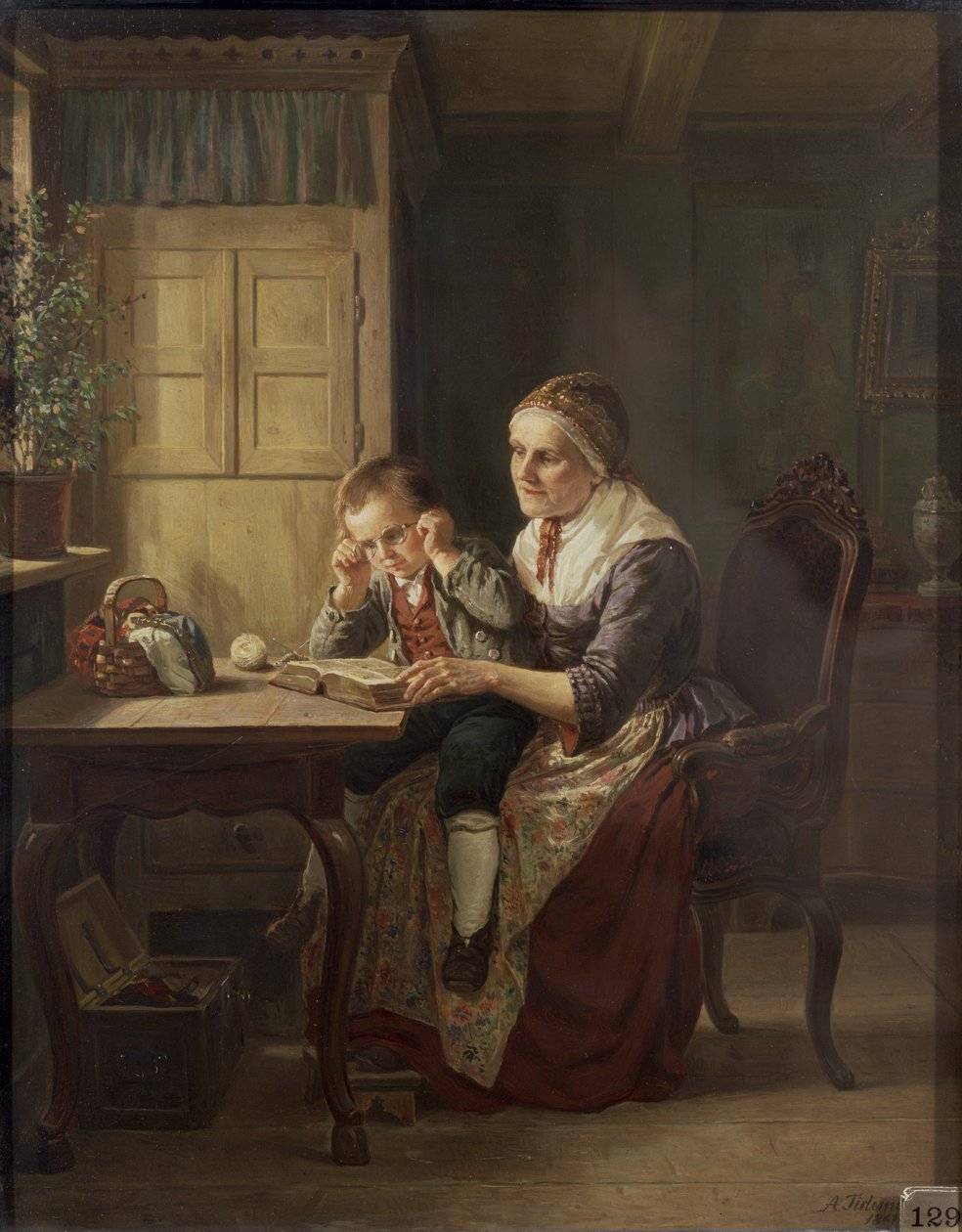 Büyükannenin Sevgilisi by Adolph Tidemand