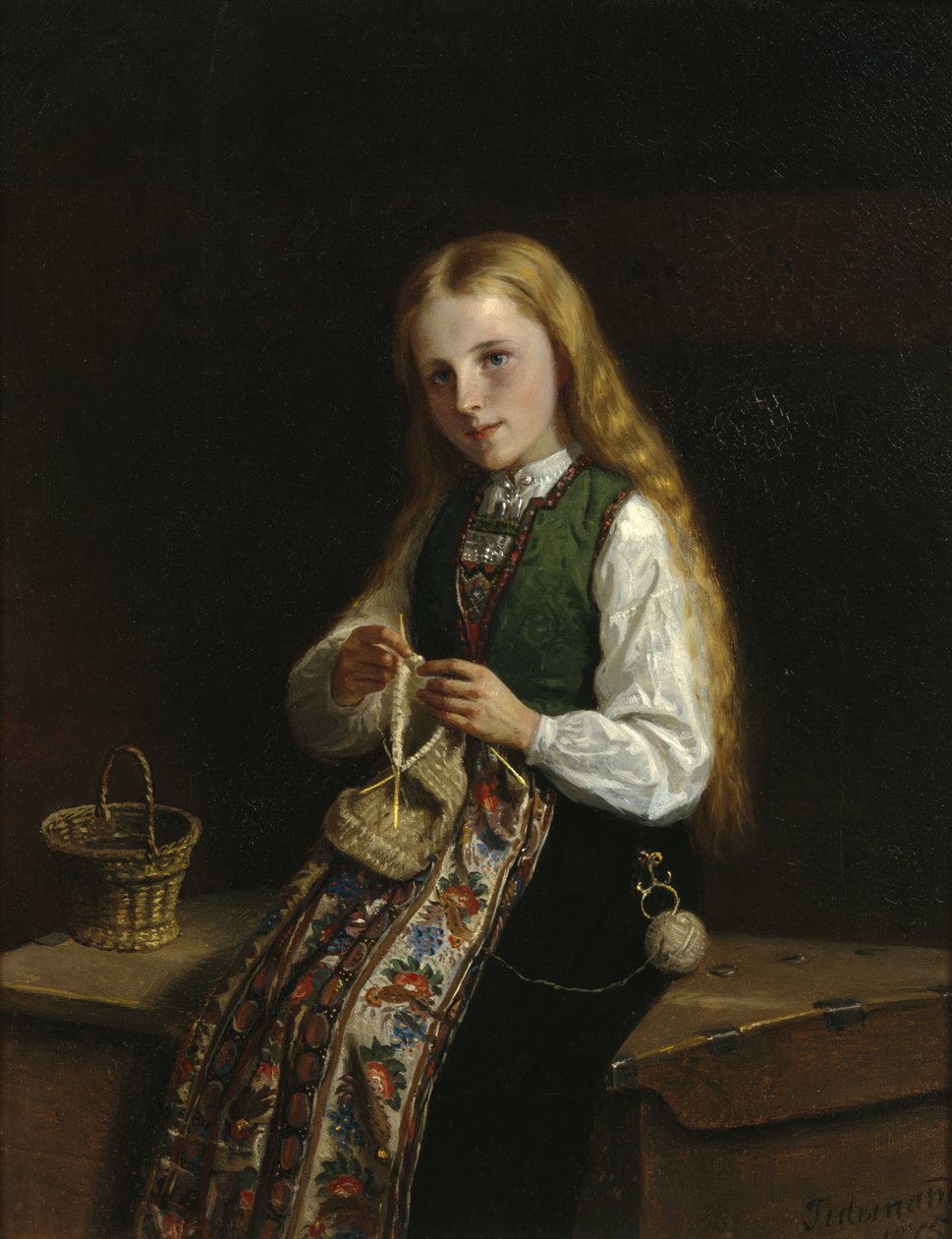 Küçük Synneave by Adolph Tidemand