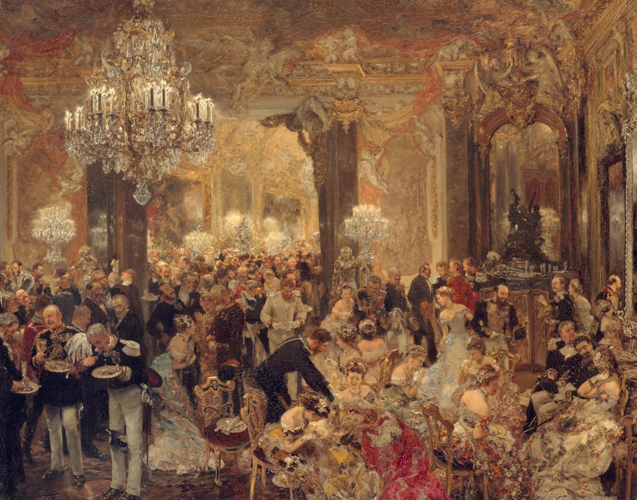 top çorbacı by Adolph Menzel