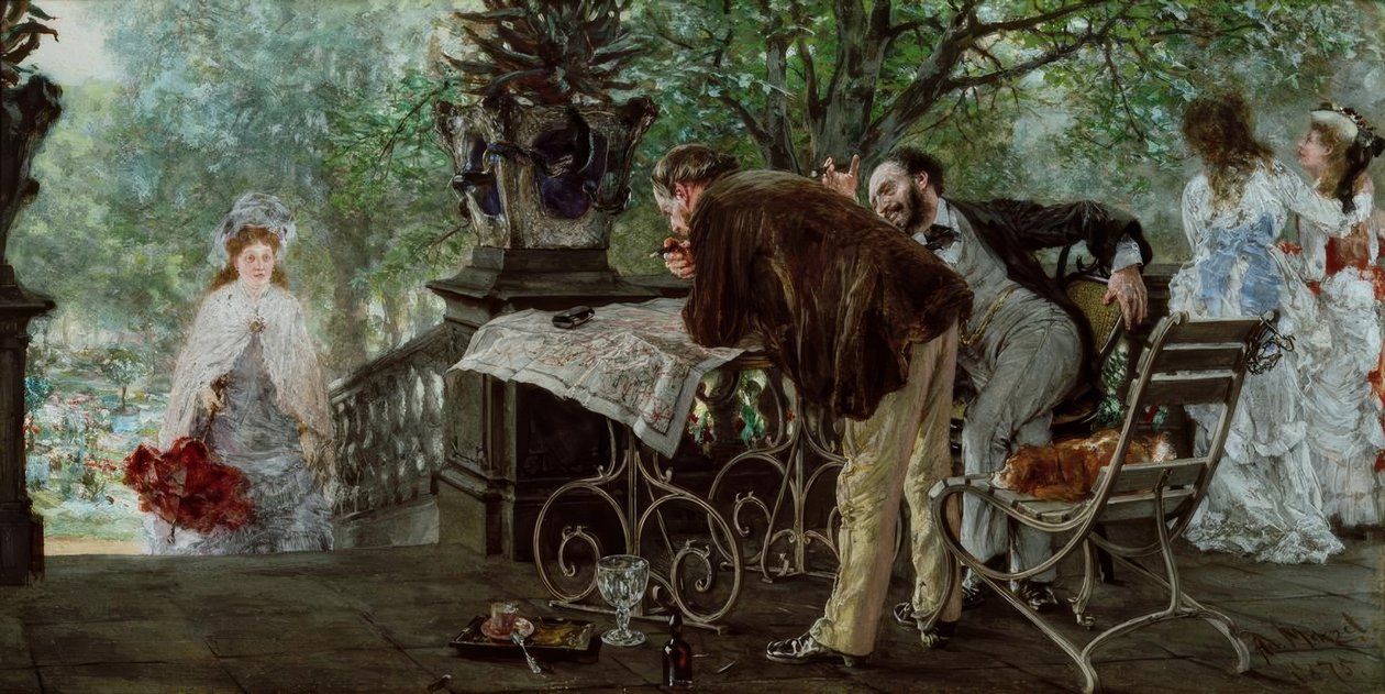 seyahat planları by Adolph Menzel