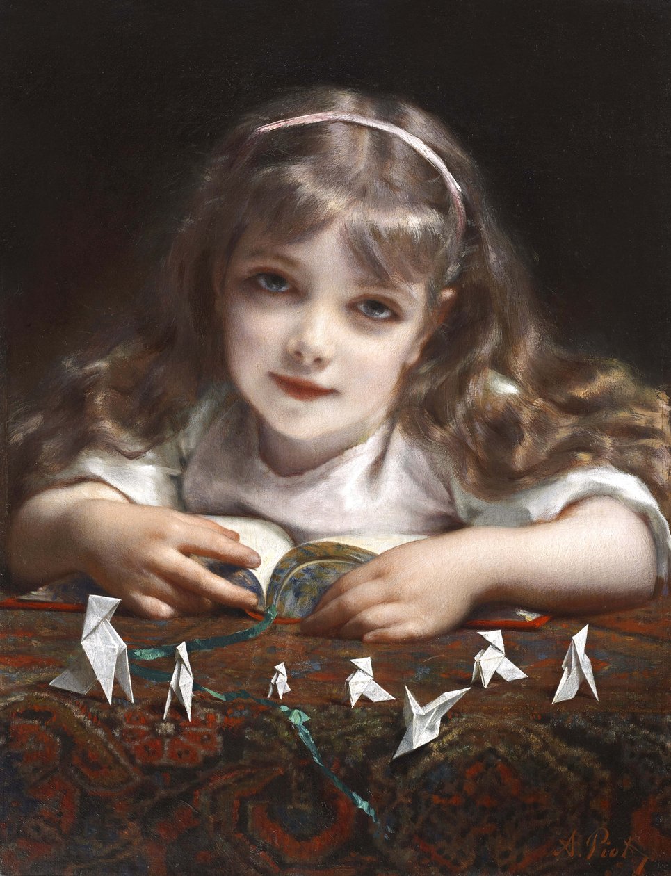 Origami Kız Kuşlar by Etienne Adolphe Piot