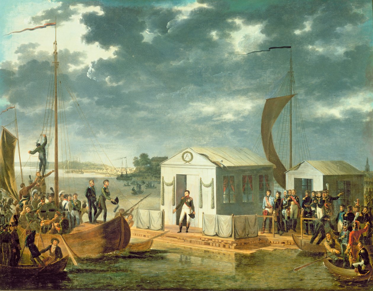 Tilsit Antlaşması, 1807 by Adolphe Roehn