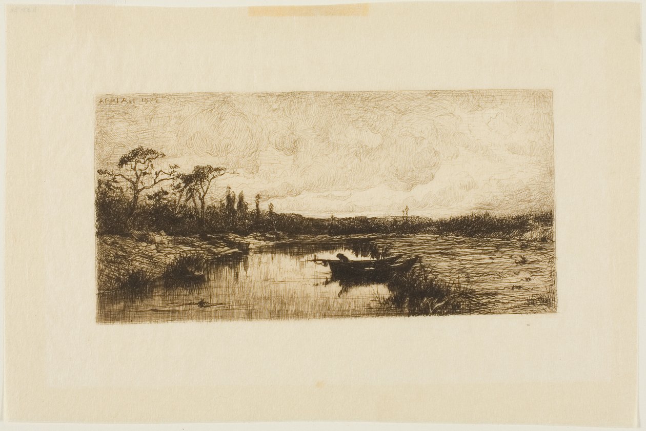 Bir Sonbahar Akşamı: Rossillon Yakınında by Adolphe Appian
