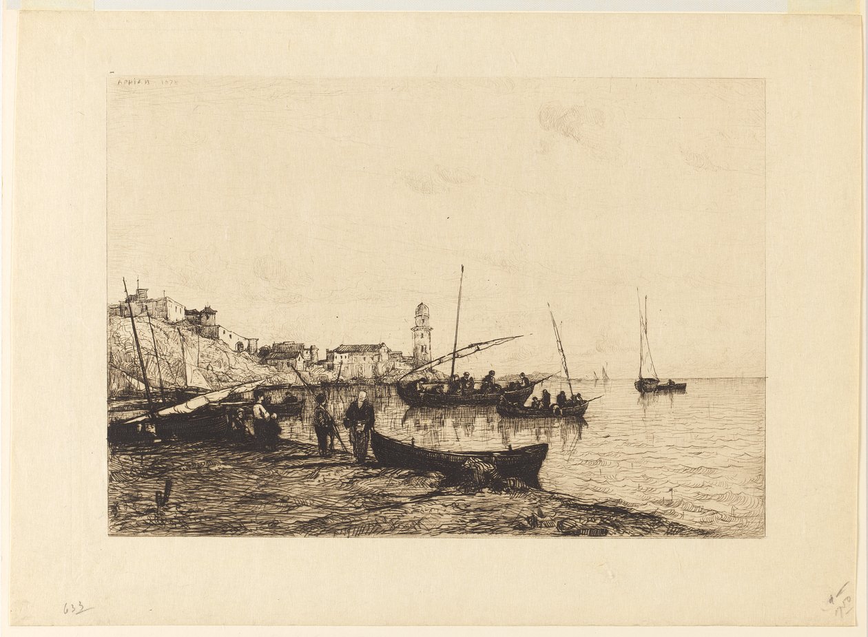 San Remo Limanı by Adolphe Appian