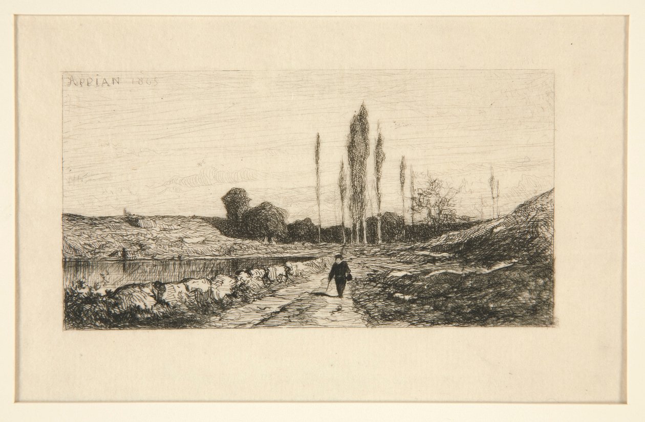 Kenarındaki Patika by Adolphe Appian