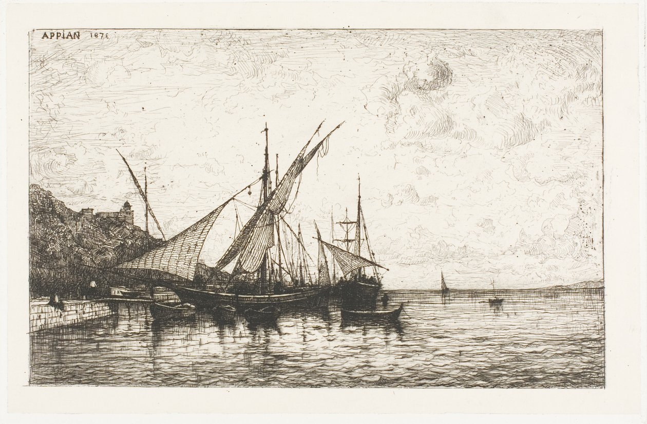 Monako Limanı by Adolphe Appian