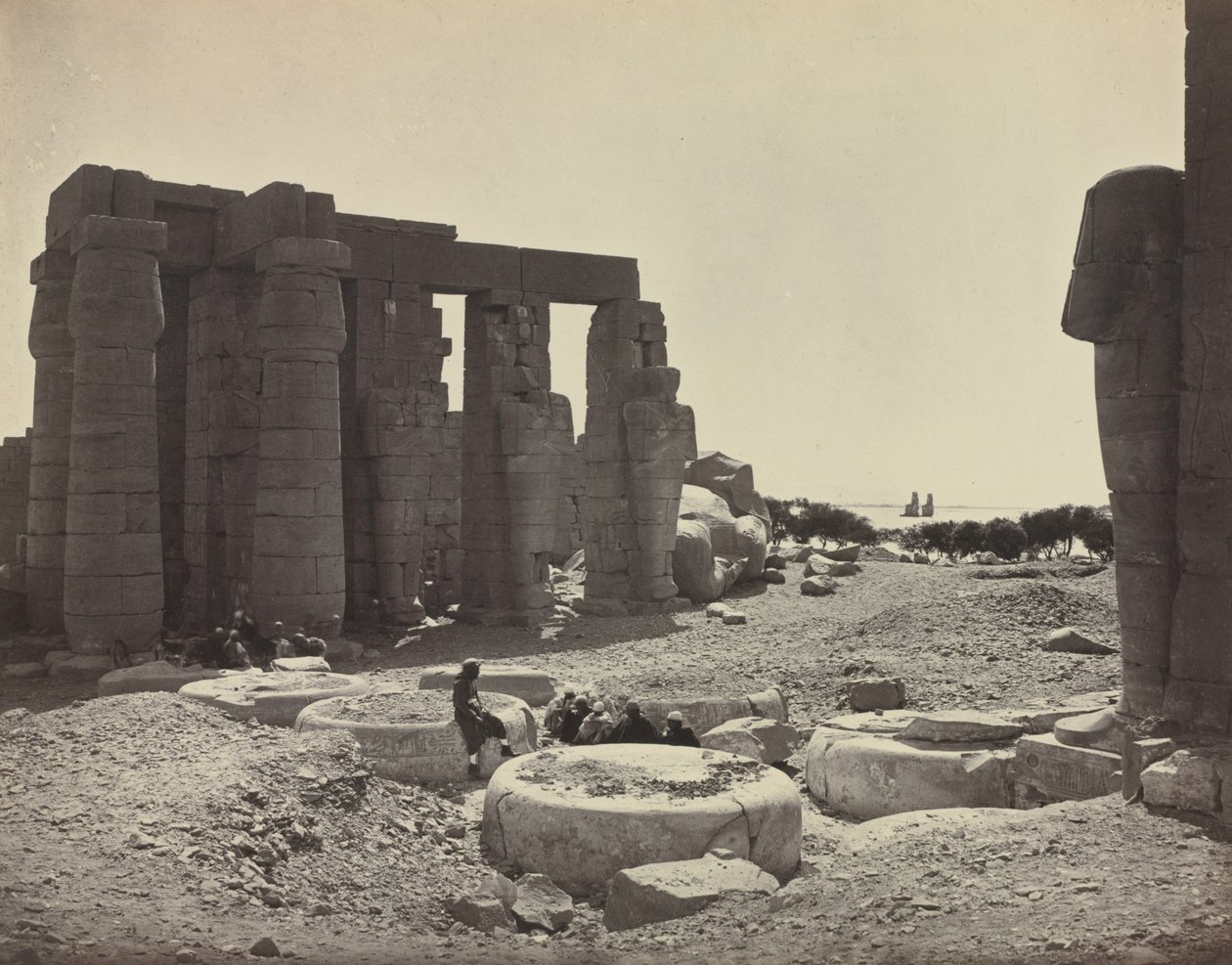 Ramses, Teb by Adolphe Braun