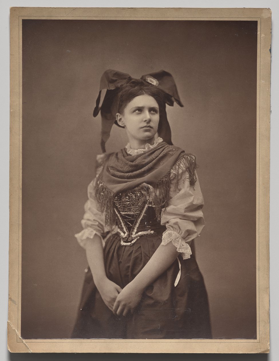 Genç Alsacienne Kadını by Adolphe Braun